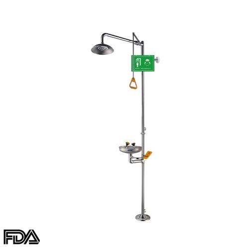 Wall Mounted Shower and Eye Wash, EEW-317